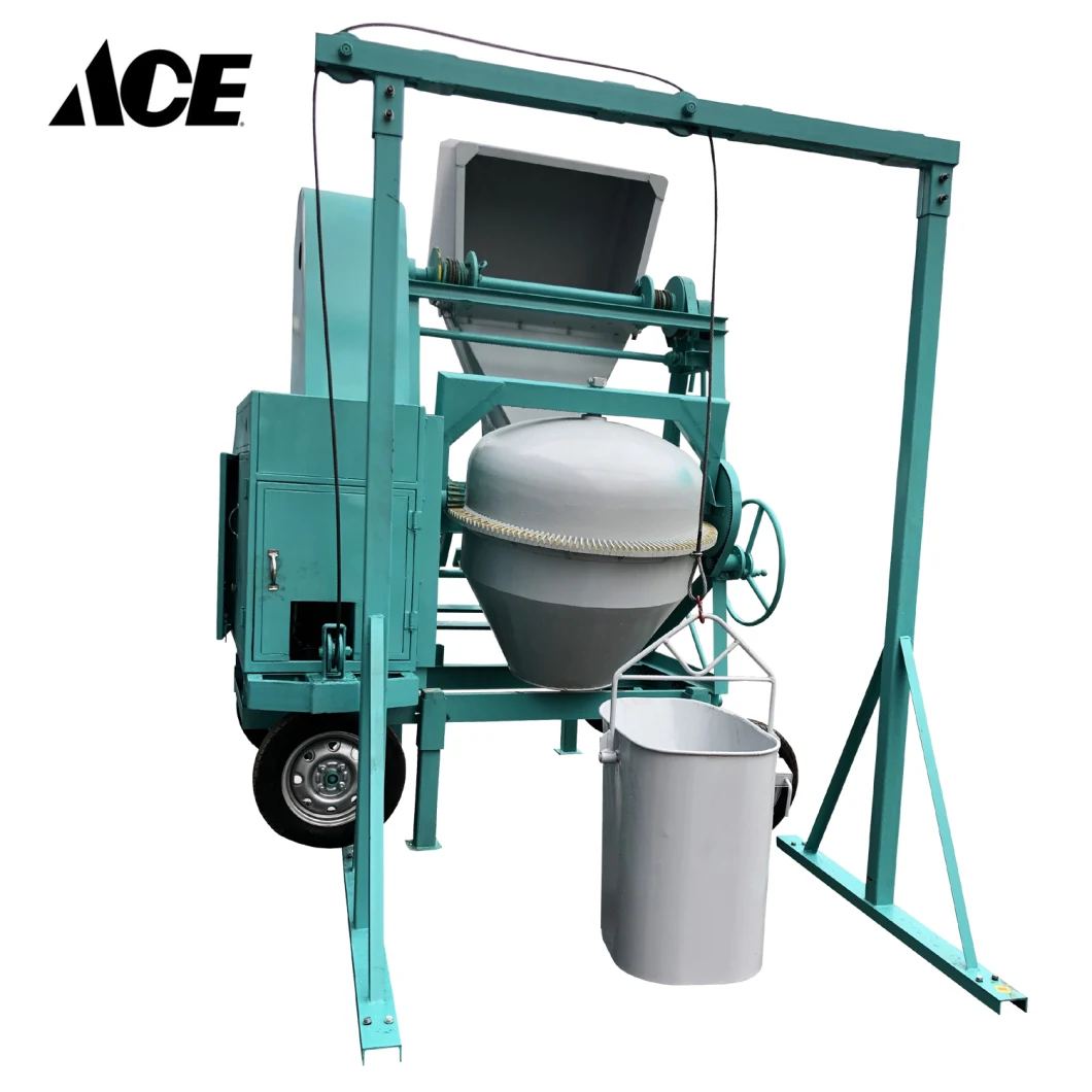 Lift Bucket Mobile Concrete Mixer/Lift Hopper Concrete Mixer