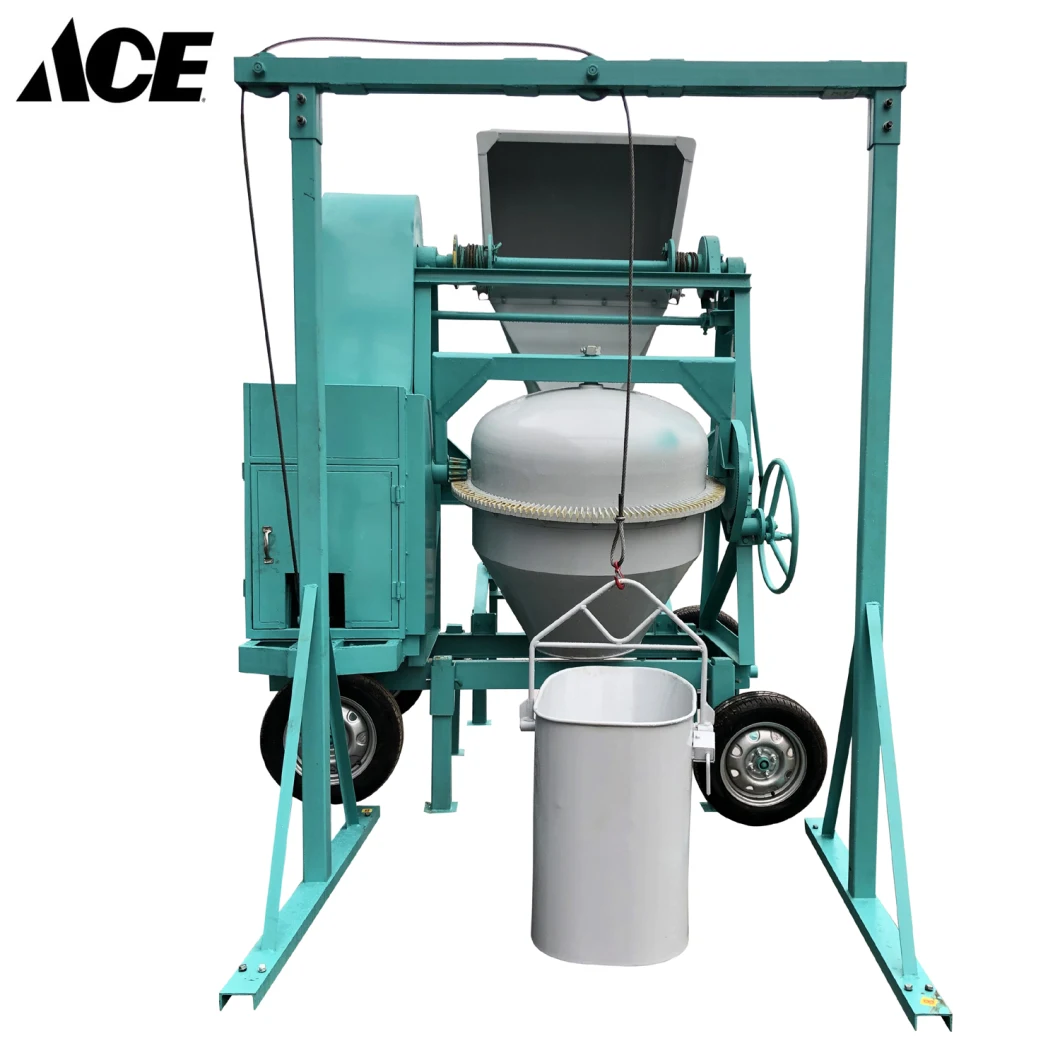 High Performance Concrete Mixer with Lift Hopper Price