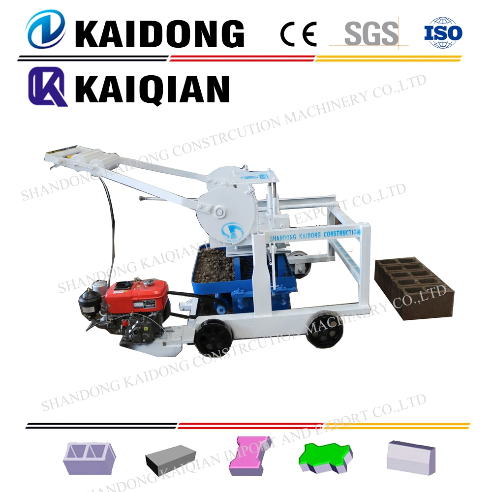 Hot Sale Qtm4-40d Diesel Concrete Block Making Machine