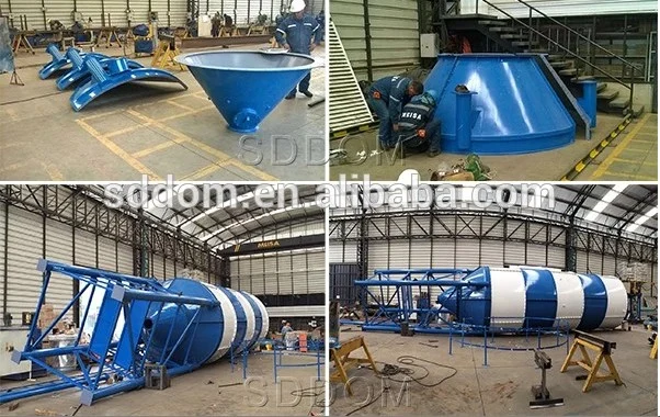 150 Ton Powder Storage Tank Bolted Type Cement Silo for Sale