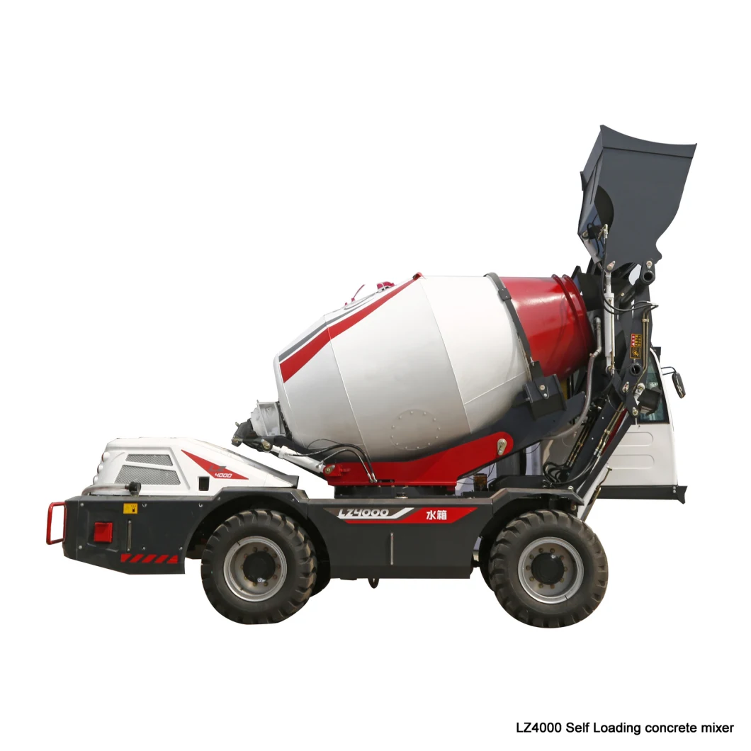 New Upgraded Lz4000 Self Loading Concrete Mixer for 4 Cbm