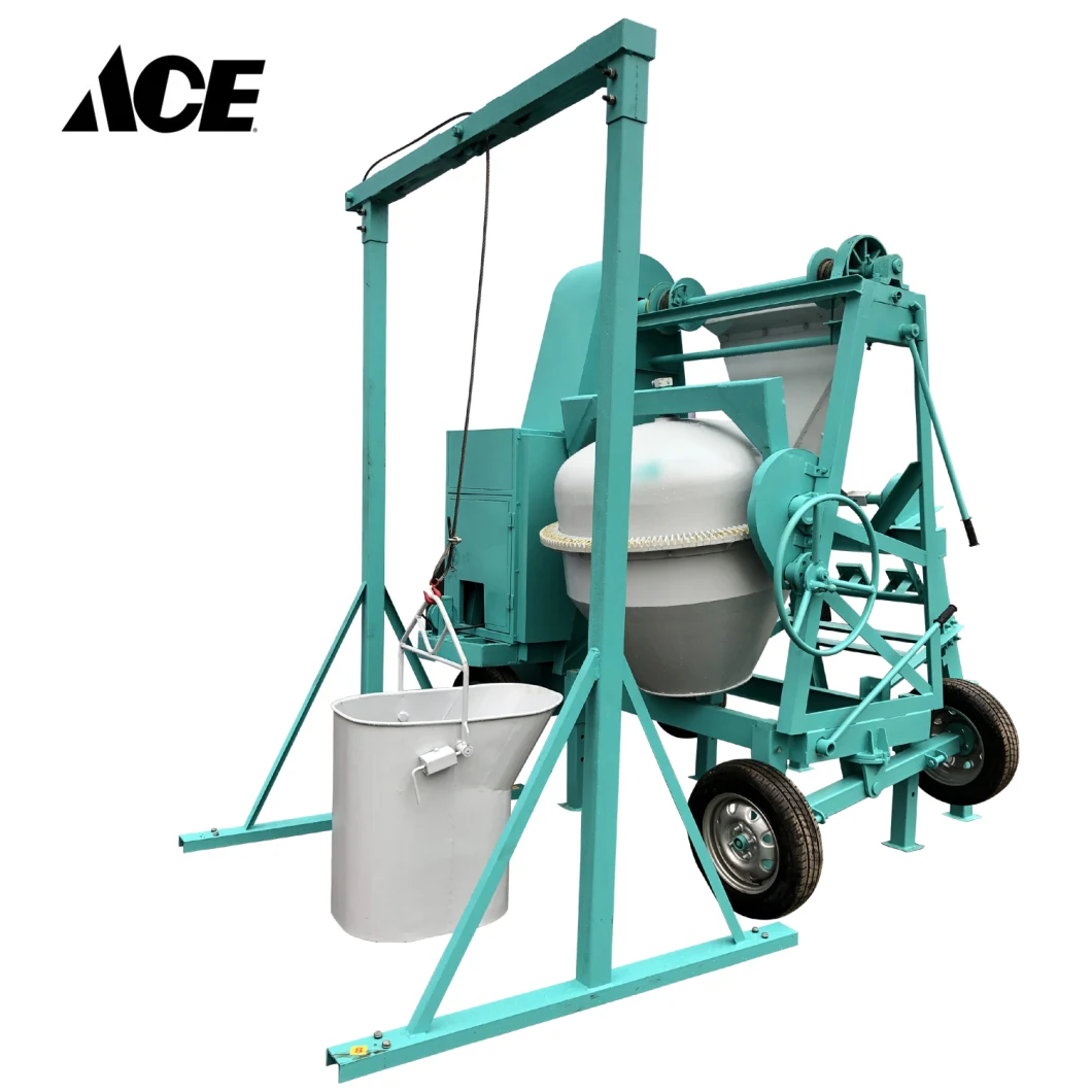 High Performance Concrete Mixer with Lift Hopper Price