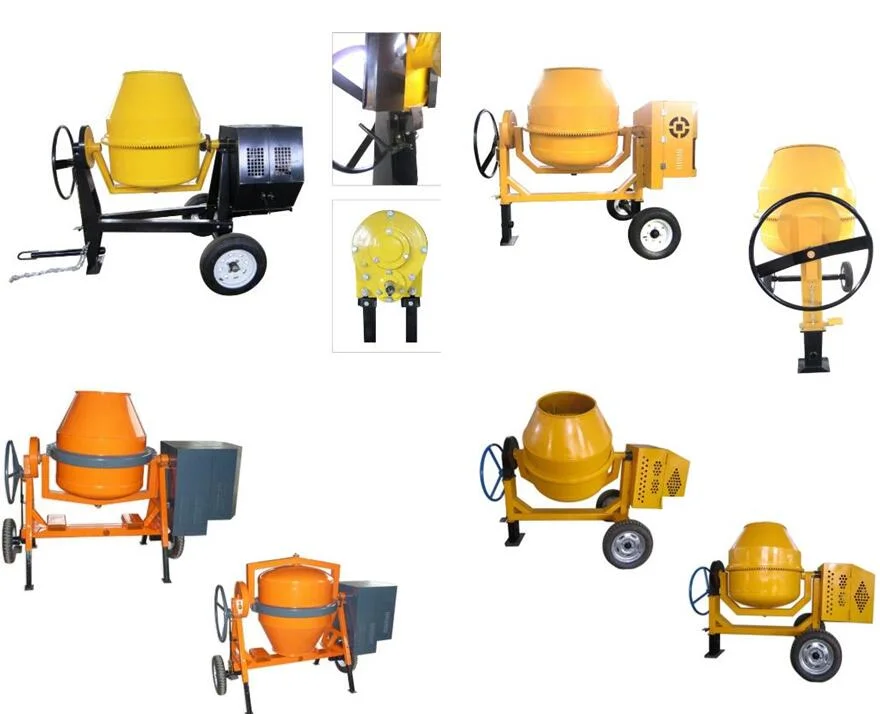 Cm800 Portable Industrial Gasoline Cement/Concrete Mixer