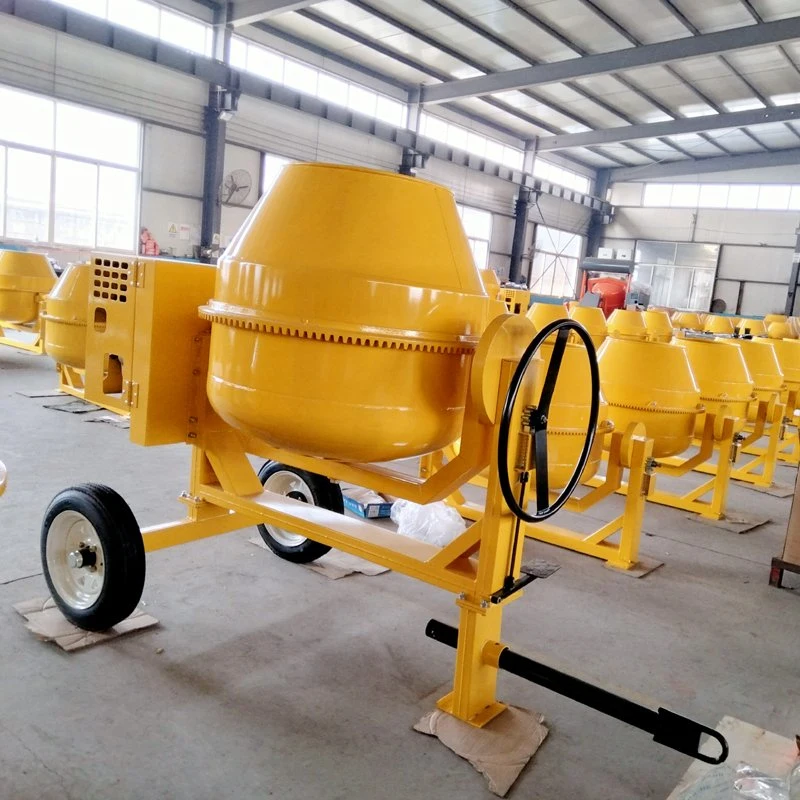 Diesel Engine Self Loading Concrete Mixer with Lift and Hopper