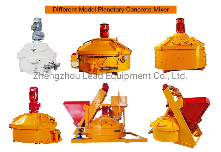 Concrete planetary mixer for concrete block mixer machine